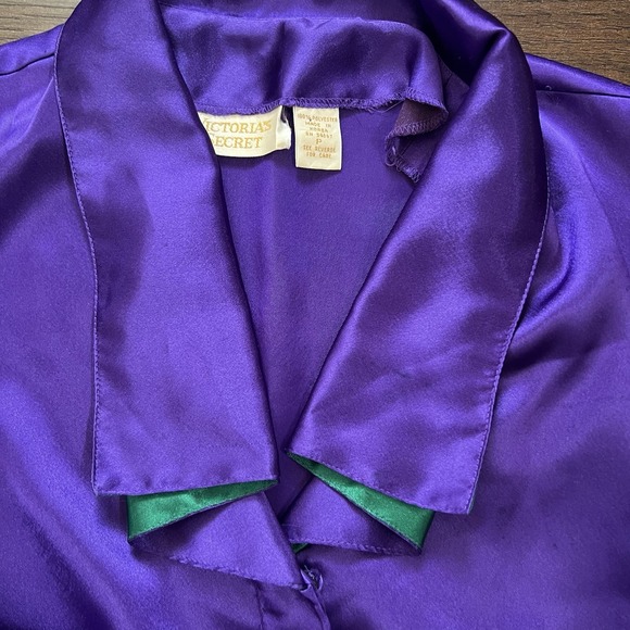 Vintage Victoria Secret Pajamas Womens‎ Medium Loungewear Satin 2 Piece Small/P - Picture 3 of 12